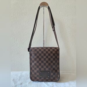 Louis Vuitton Damier Ebene Brooklyn PM Crossbody Messenger Bag